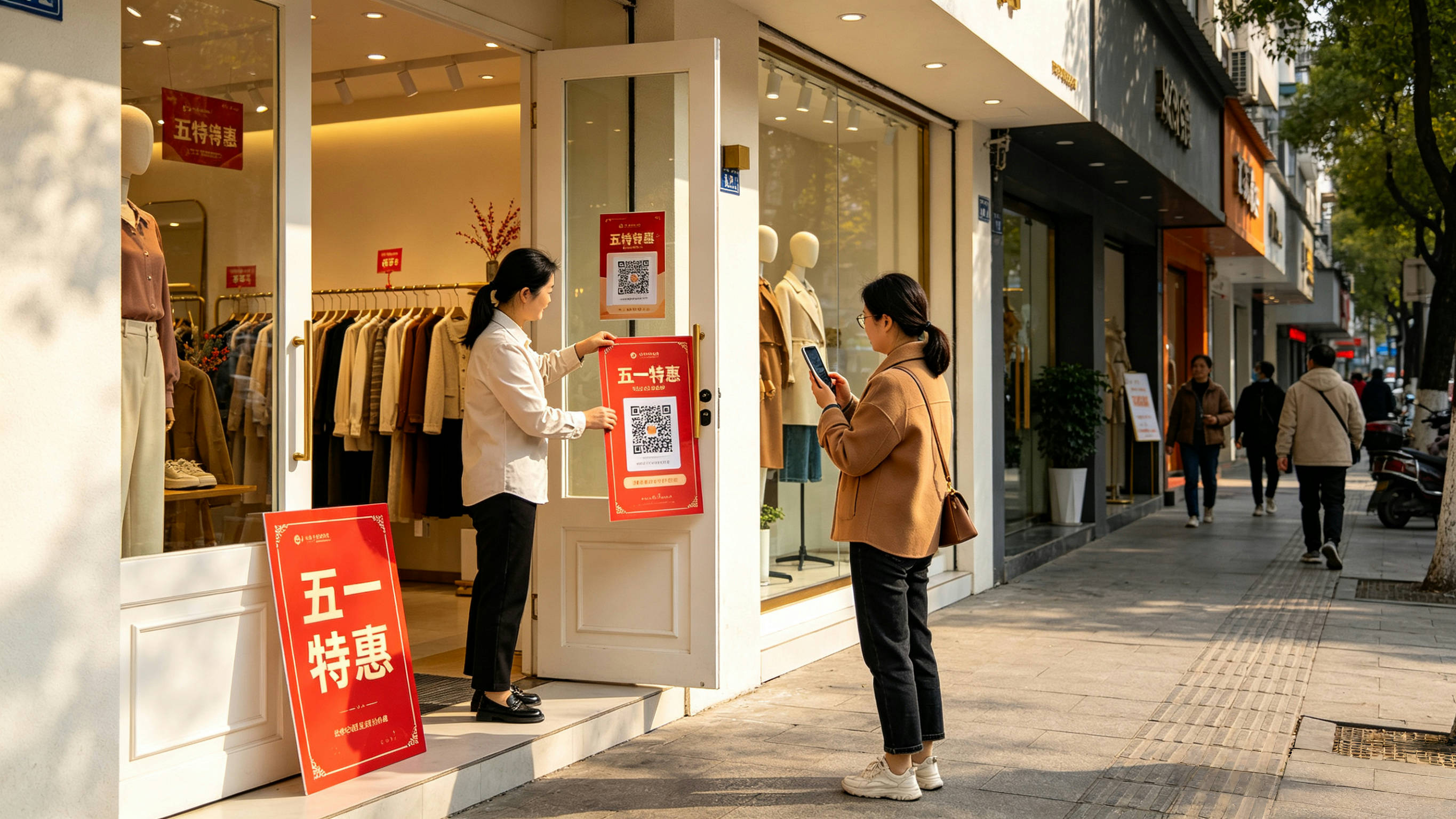 五一来了，你的门店还在靠