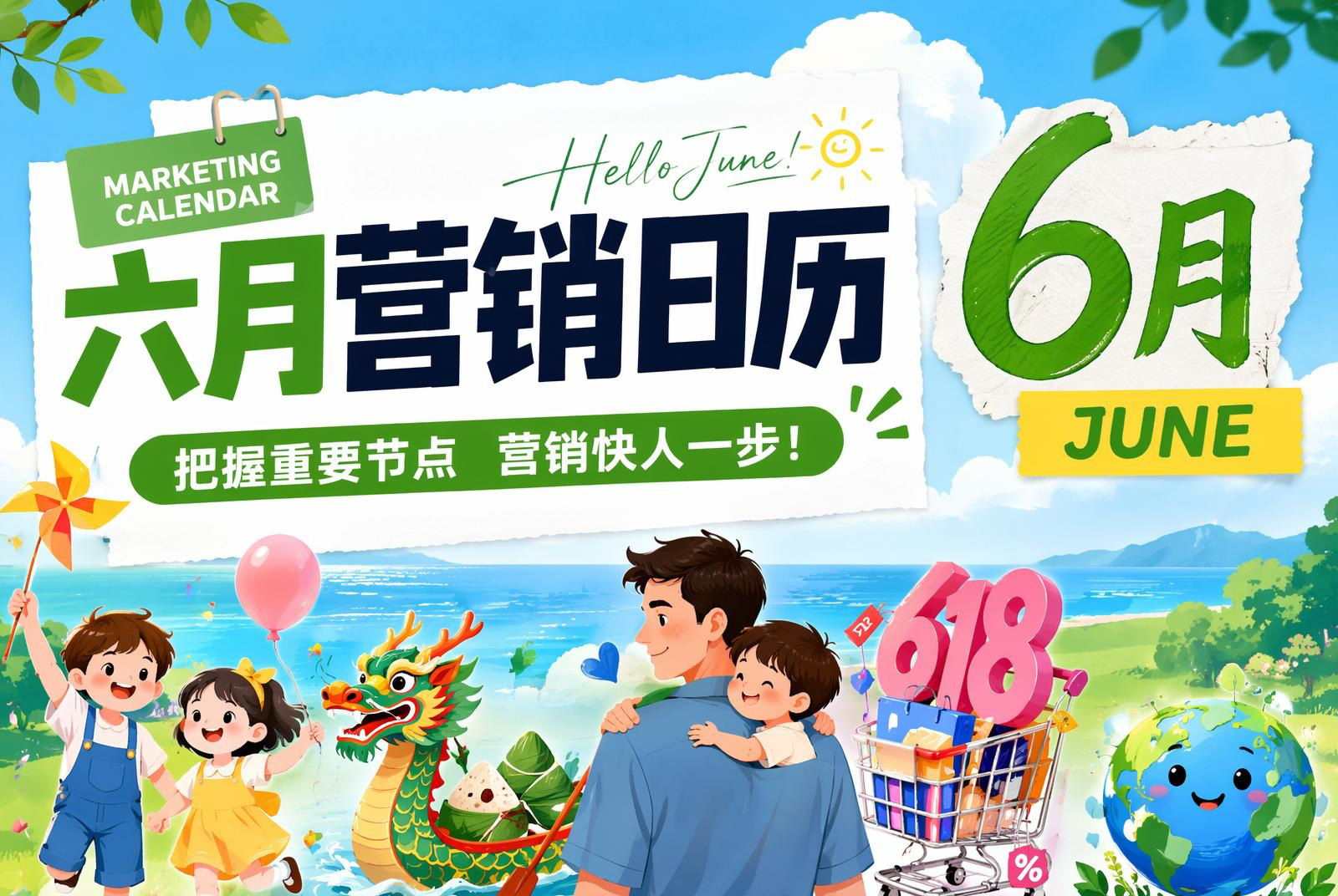 6月实体门店营销日历！老板们快收藏！